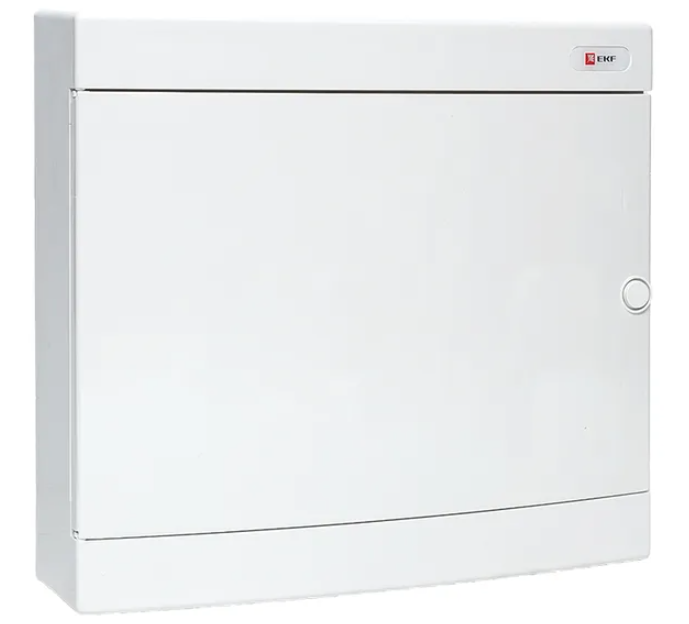Щит EKF распределительный навесной "Unix" белая дверь 2х18 модулей IP40 купить с доставкой по РФ