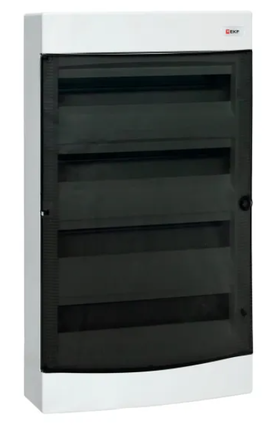 Щит EKF распределительный навесной "unix" прозр. дверь 4x18 модулей ip40 купить с доставкой по РФ