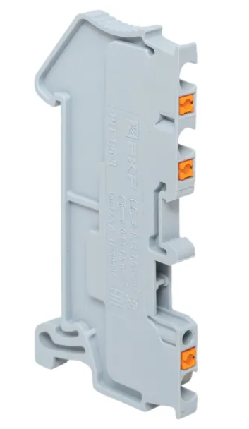 Клеммная EKF колодка пружинная 1,5 Push-in 3 вывода серая купить с доставкой по РФ