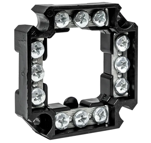 Клеммник EKF для распаячных и универсальных коробок, шаг крепления 60мм купить с доставкой по РФ