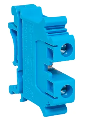 Клеммная колодка винтовая EKF 10 UT синяя купить с доставкой по РФ