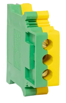 Клеммная колодка винтовая EKF 16 UT земля купить с доставкой по РФ