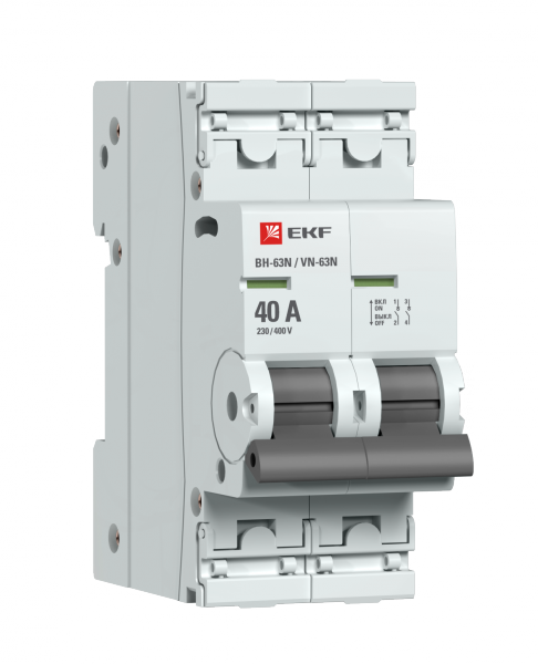 Выключатель нагрузки EKF 2P 40А ВН-63N PROxima