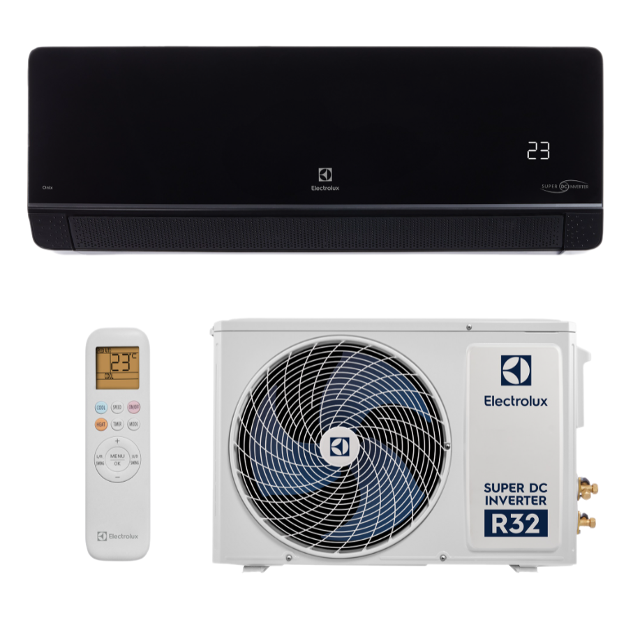 Сплит-система инверторного типа Electrolux Onix Super DC EACS/I-24HIX-BLACK/N8 комплект