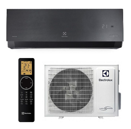 Сплит-система инверторного типа Electrolux Enterprise Super DC EACS/I-12HEN-BLACK/N8_24Y комплект