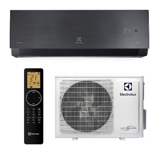 Сплит-система инверторного типа Electrolux Enterprise Super DC EACS/I-24HEN-BLACK/N8_24Y комплект