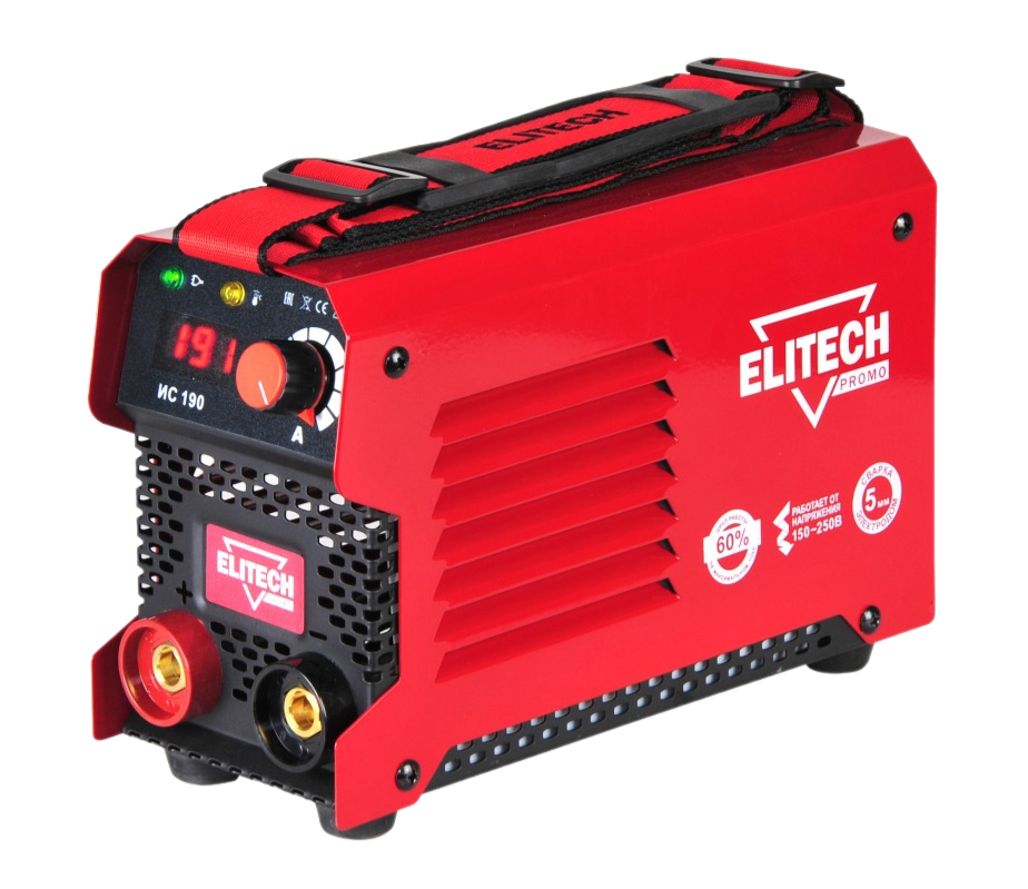 Сварочный инвертор ELITECH ИС 190 купить с доставкой по РФ