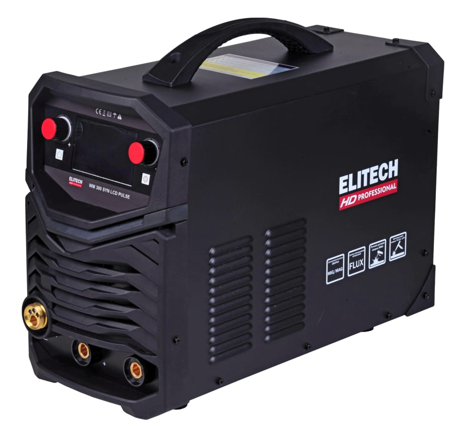 Сварочный инвертор ELITECH WM 300 SYN LCD PULSE