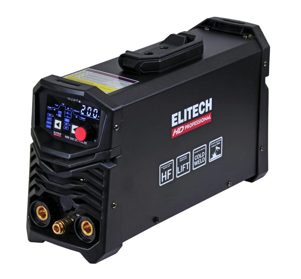 Сварочный инвертор ELITECH WM 200 DC PULSE