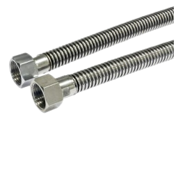 Гибкая подводка ELKA 1/2 г/г 1.0 м сильфонная для газа