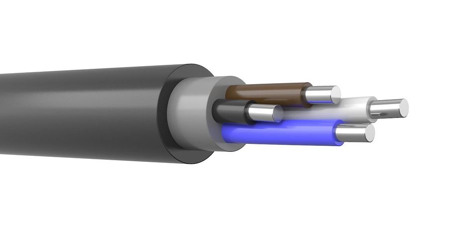 Кабель АВВГнг(А)-LS 4х10 ОК (N) 0.66кВ