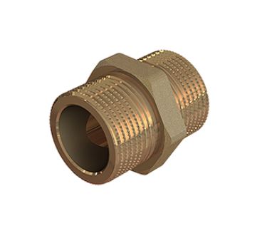 Ниппель ELSEN НН, 1/4", 1/4", латунь, равнопроходной купить с доставкой по РФ