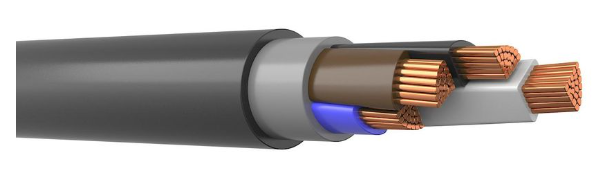 Кабель медный силовой в ПВХ изоляции ВВГнг(А)-LS-1 4х240 (мн) ГОСТ