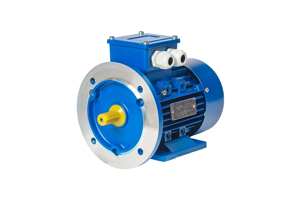 Электродвигатель АИР100L2У1 5,5кВт 220/380В, IMB35 (2081), IP55, ЭМШ, 29кг