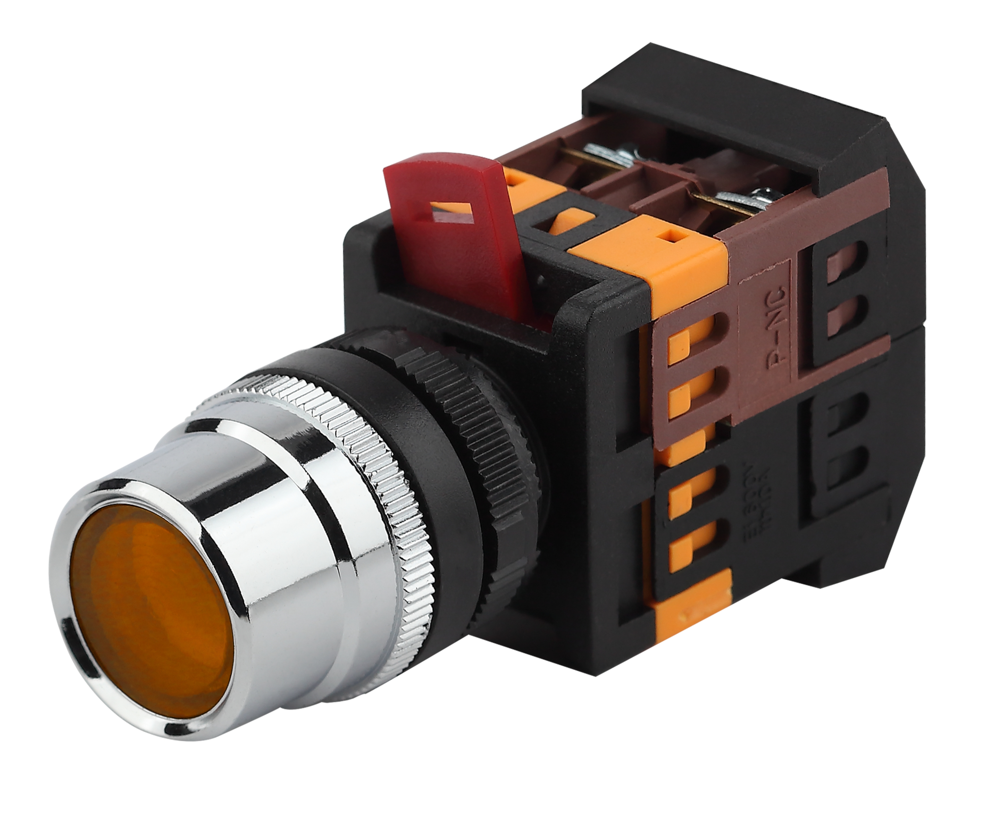 Кнопка ЭРА ABLF-22 желтый d22мм неон/240В 1з+1р BBT10-ABLF-K05E Б0045649 купить с доставкой по РФ