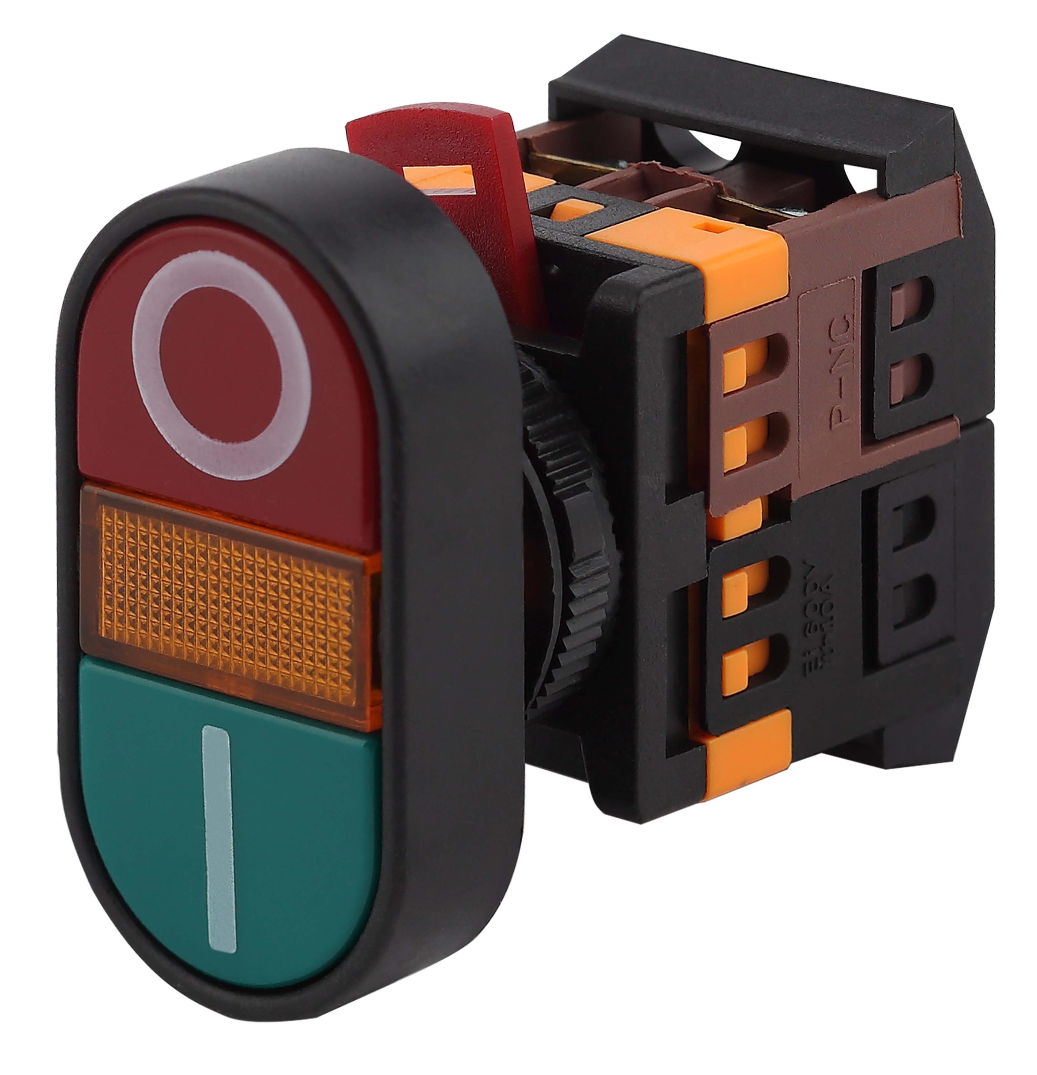 Кнопка ЭРА APBB-22N I-O d22мм неон/240В 1з+1р BBD10-APBB-K51E Б0045624 купить с доставкой по РФ