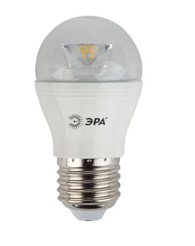 Лампа LED P45- 7w-827-Е27-Сlear=ПРОЗРАЧ ЭРА
