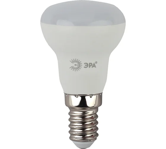 Лампа Эра светодиодная ЭРА E14 4W 4000K матовая LED R39-4W-840-