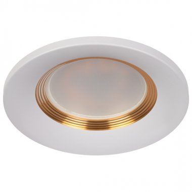 Светильник точечный ЭРА KL107 WH/GD MR16 GU5.3 белый золото алюминиевый (кратно 1)