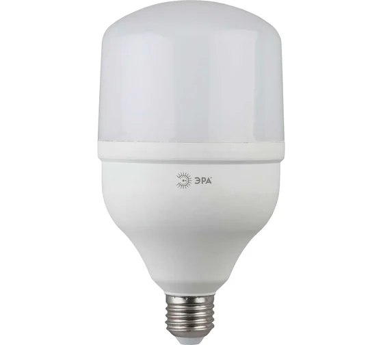 Лампа светодиодная ЭРА RED LINE LED POWER T100-50W-4000-E27/E40 R E27/E40 R 50 Вт колокол нейтральный белый свет