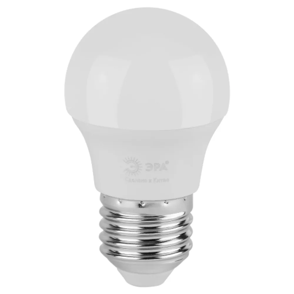Лампочка светодиодная ЭРА GREEN LINE LED P45-10W-830-E27 GL E27 10 Вт шар теплый свет (кратно 1)