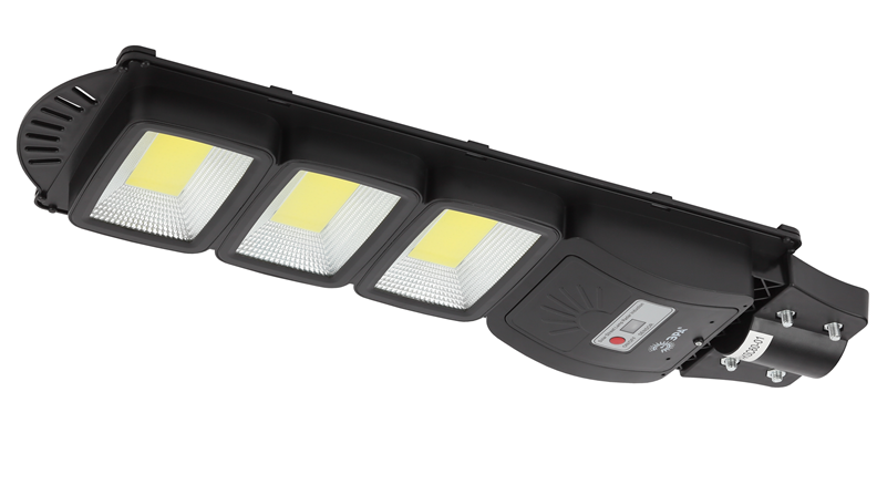 Консольный светильник на солнечной батарее ЭРА,COB, 60W, с датчиком движения, ПДУ, 1100lm, 5000К, IP65