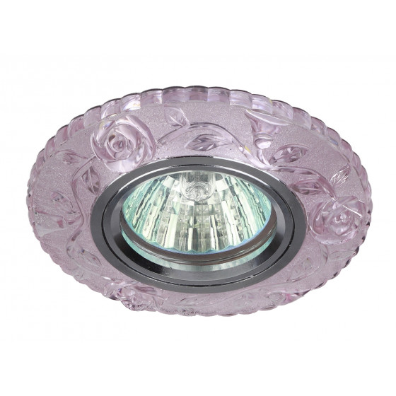 Точечные светильники декор cо светодиодной подсветкой ЭРА DK LD16 PK/WH MR16