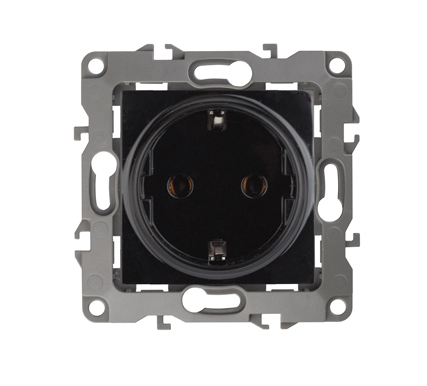 Розетка ЭРА 12 2P E Schuko 16A 250V 12-2001-06 Б0014686 купить с доставкой по РФ