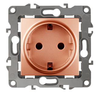 Розетка ЭРА 12 2P E Schuko 16A 250V 12-2001-14 Б0019309 купить с доставкой по РФ