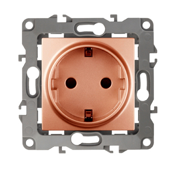 Розетка ЭРА 12 2P E Schuko 16A 250V 12-2101-14 Б0019321 купить с доставкой по РФ