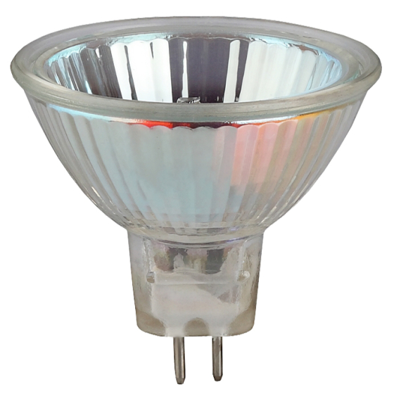 Лампа галогенная ЭРА GU5.3-JCDR (MR16) -75W-230V-Cl