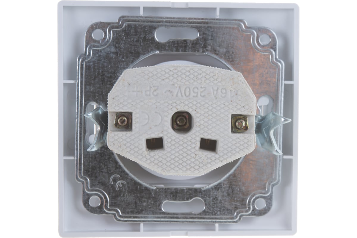 Розетка 2P 16АХ-250В Intro Plano белый, скрытая установка 1-201-01 Б0027607 ЭРА заказать со складов по всей России