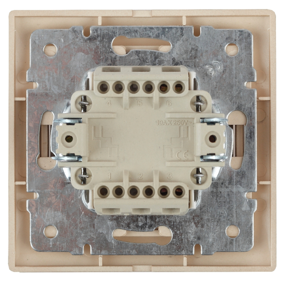 Выключатель Intro Plano 1-102-03 одноклавишный с подсветкой, 10А-250В, IP20, СУ, алюминий заказать со складов по всей России