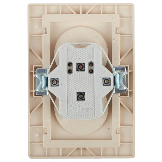 Розетка Intro Plano 1-204-05 без заземления двойная 2х2P, 16А-250В, IP20, СУ, антрацит заказать со складов по всей России