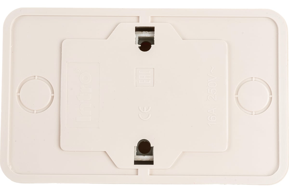 Розетка Intro Quadro 2-204-02 с заземлением двойная 2х2P+E Schuko, 16А-250В, IP20, ОУ, слоновая кость заказать со складов по всей России