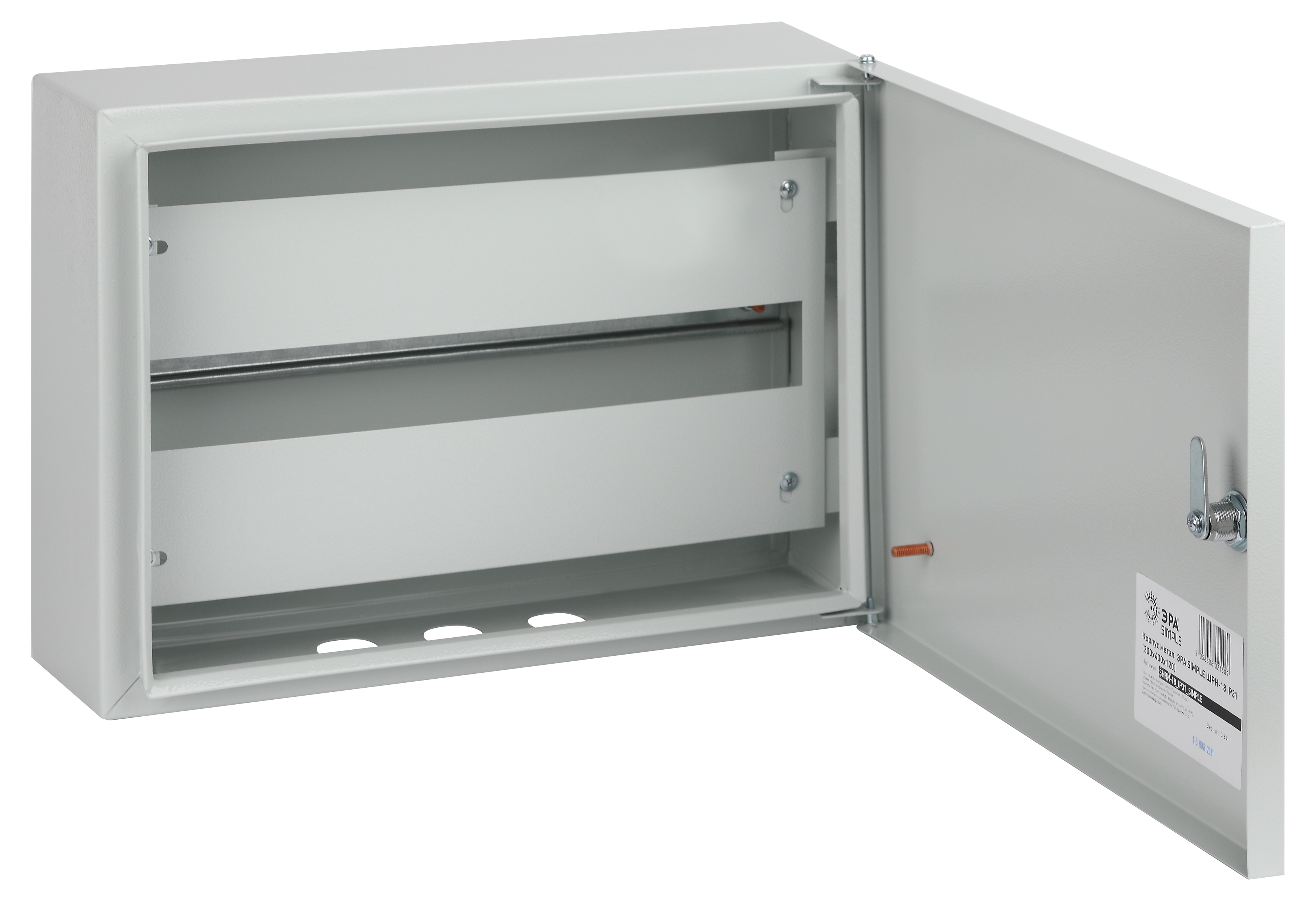 Корпус металлический ЭРА SIMPLE ЩРН-18 300х400х120 IP31