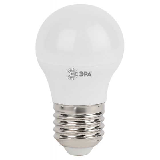 Лампочка светодиодная ЭРА STD LED P45-5W-827-E27