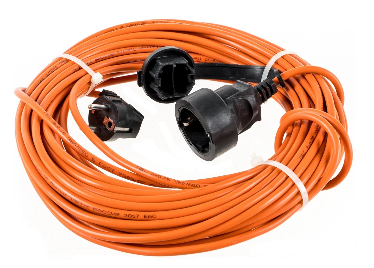 Удлинитель-шнур ЭРА 1х30м без заземления 6А IP20 UPx-1-2х0.75-30m купить с доставкой по РФ
