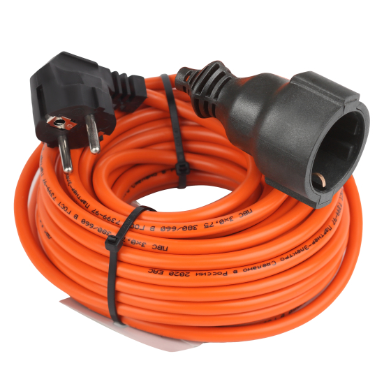 Удлинитель силовой ЭРА UPx-1e-3x0.75-10m-IP44 купить с доставкой по РФ