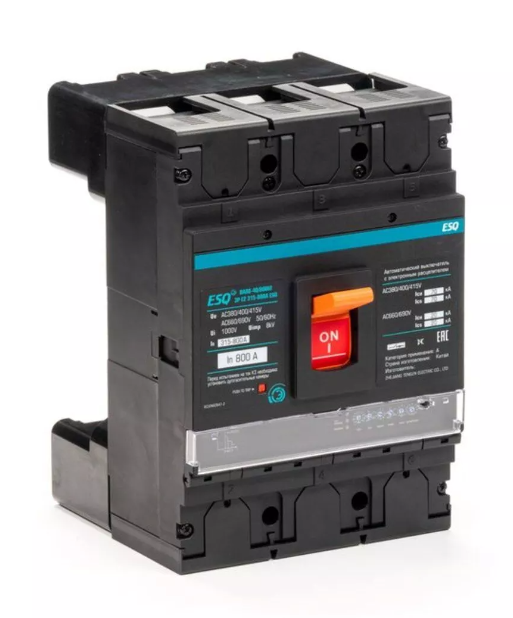 Автоматический выключатель ESQ BA 88-40/800M 3P E2 P 315-800A 70kA 400 AC (Втычной)