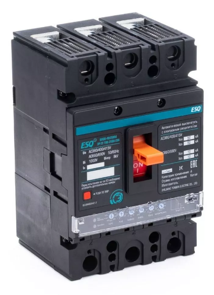 Автоматический выключатель ESQ BA 88-40/250M 3P E2 P 100-250A 50kA 400 AC (Втычной)
