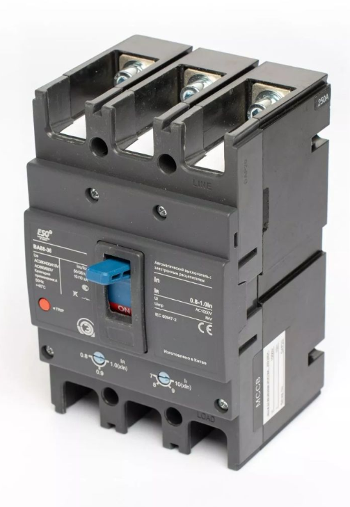 Автоматический выключатель ESQ BA 88-36/250H 3P (F) TMA 200-250A, Ii=7,8,9,10*In 50кА AC380/415В
