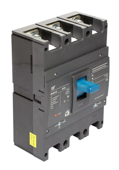 Автоматический выключатель ESQ BA 88-36/125H 3P (F) TMF 50A 25кА AC380/415В купить с доставкой по РФ