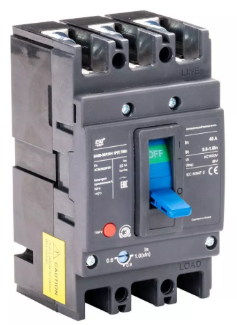 Автоматический выключатель ESQ BA 88-36/125H 3P (F) TMD 32-40A 25кА AC380/415В купить с доставкой по РФ