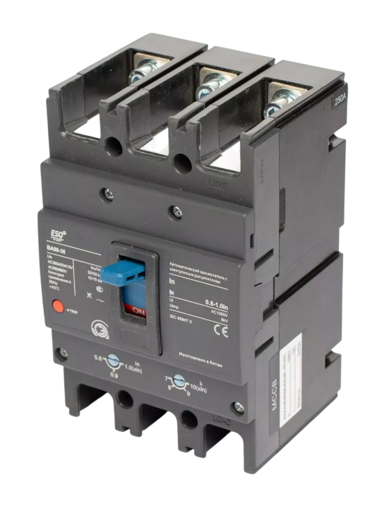 Автоматический выключатель ESQ BA 88-36/160H 3P (P) TMD 25-32A 50кА AC380/415В (Втычной) купить с доставкой по РФ
