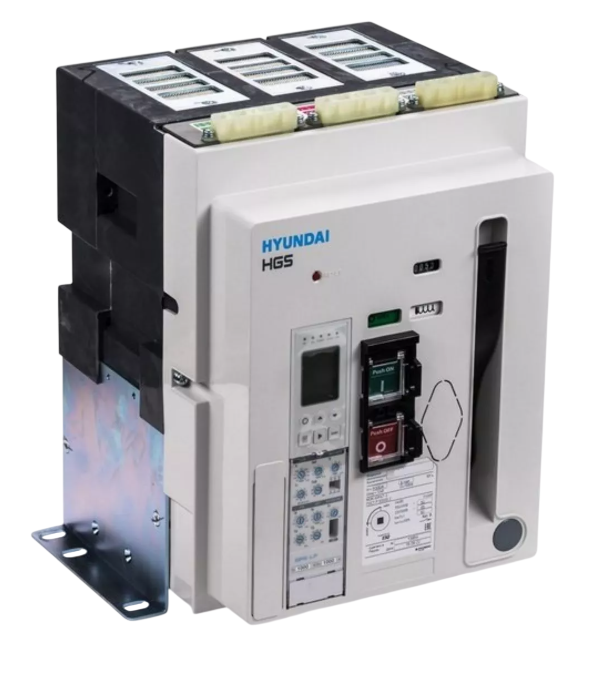 Воздушный автоматический выключатель (RUS) ESQ HGS12A 3H M2C2S2 54K BA ER (3 пол., 1250А, 65kA, AC380/415В, реле GPR-LP (50Гц), мот.прив.220В, вкл.катушкой и нез.расц-лем.220В) купить с доставкой по РФ