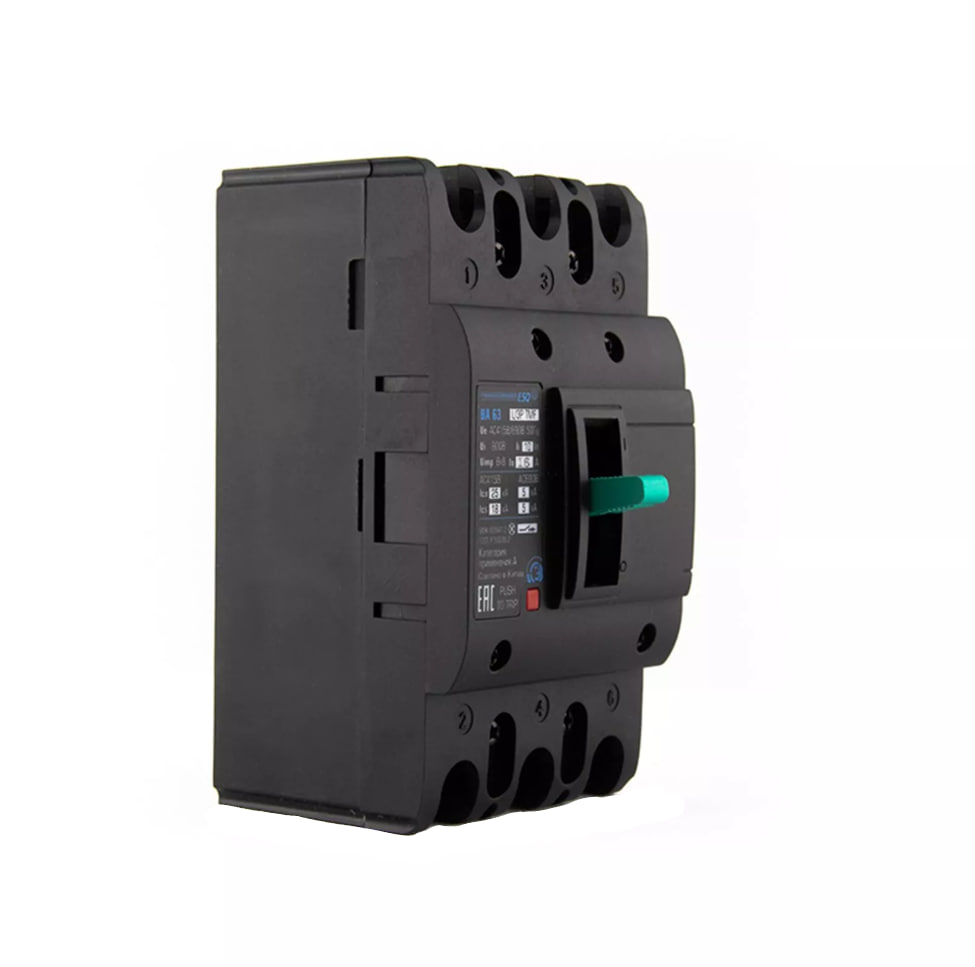 Автоматический выключатель ESQ ВА 125L 3P TMF 125А 25кА 415 АС