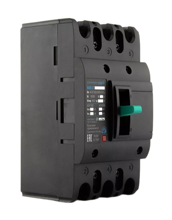 Автоматический выключатель ESQ ВА 88-37/125L 3P TMF 100А 25кА 415 АС