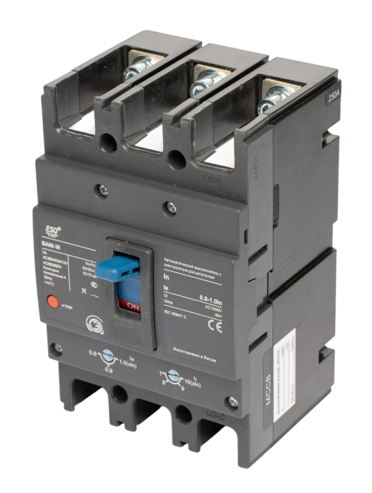 Автоматический выключатель ESQ BA 88-38/160M 3P (P) TMD 40-50A 150кА AC380/415В (Втычной) купить с доставкой по РФ