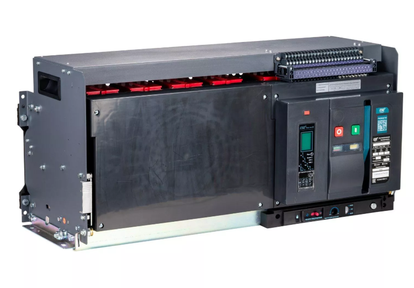 (RUS) Воздушный автоматический выключатель ESQ ВА99-40D 3B M2C2S2 3H 6300A (с корзиной, 3пол. 6300А, 120 кА, тип реле 3H, с мот. приводом 220В, кат. вкл 220В и нез. расцеп 220В) купить с доставкой по РФ